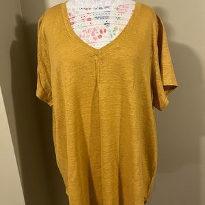 🍃TAHARI LINEN T-SHIRT/TUNIC🍃